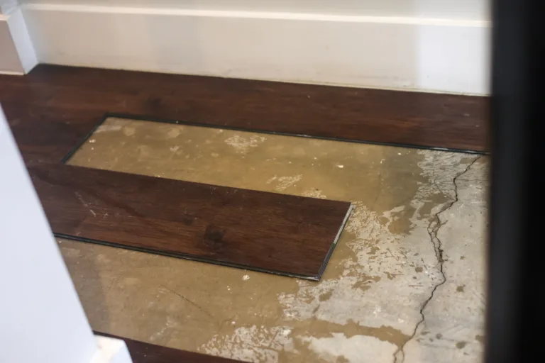 slab leak water damage in Mesa home